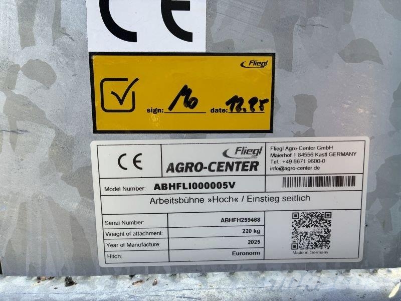 Fliegl ABHFLI000005V ARBEITSBÜH. HOCH Otras plataformas elevadoras