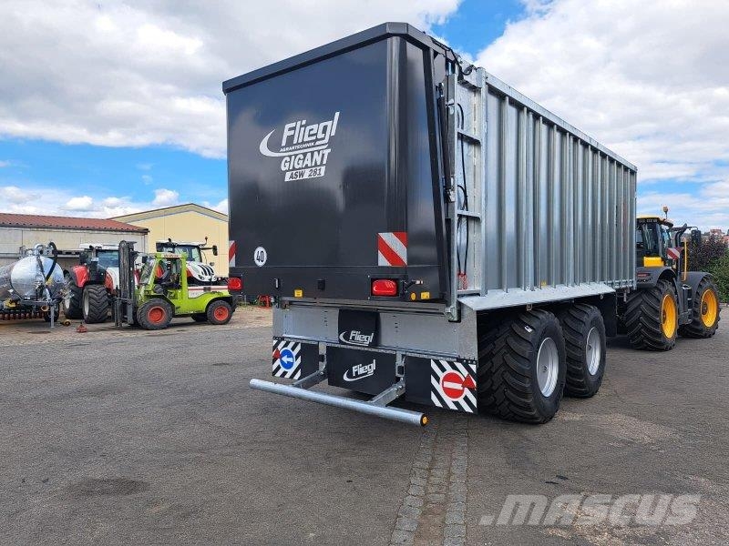 Fliegl ASW 281 Gigant FOX 45m³ Obilné návěsy