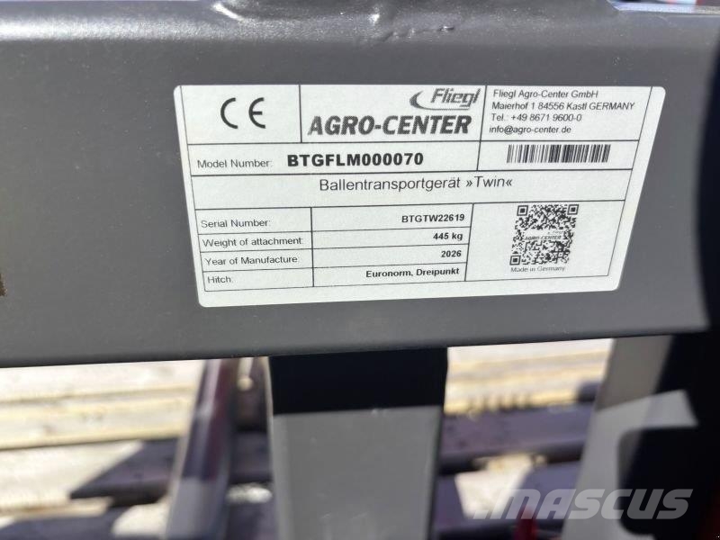 Fliegl BTGLFM000070 TWIN Mordazas para pacas de paja