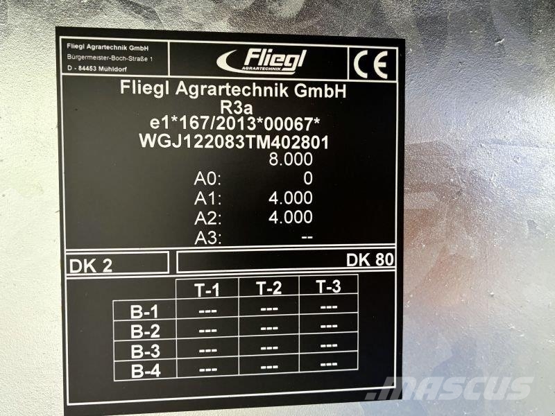 Fliegl DK 80 FOX Kiper prikolice