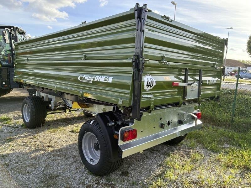 Fliegl DK 80 FOX Sonderpreis مقطورات قلابة