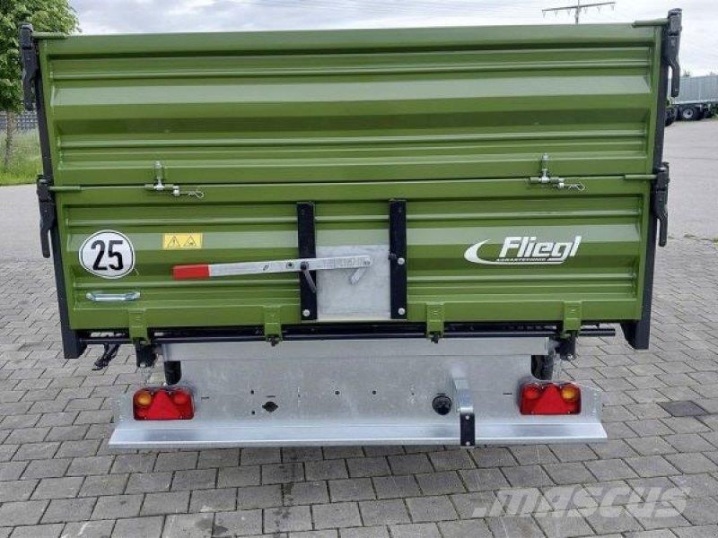 Fliegl EDK 60 FOX + 1. AUFBAU Kippiperävaunut