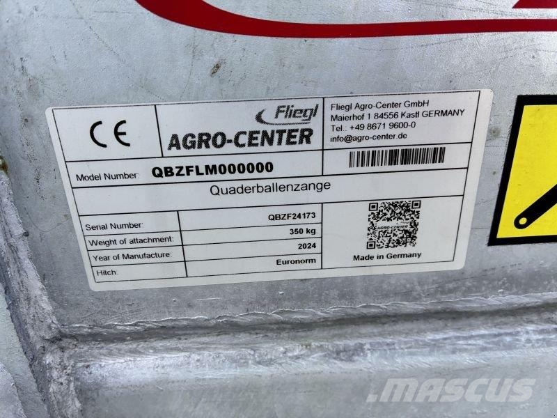 Fliegl QBZFLM000000 QUADERBALLENZANGE Mordazas para pacas de paja