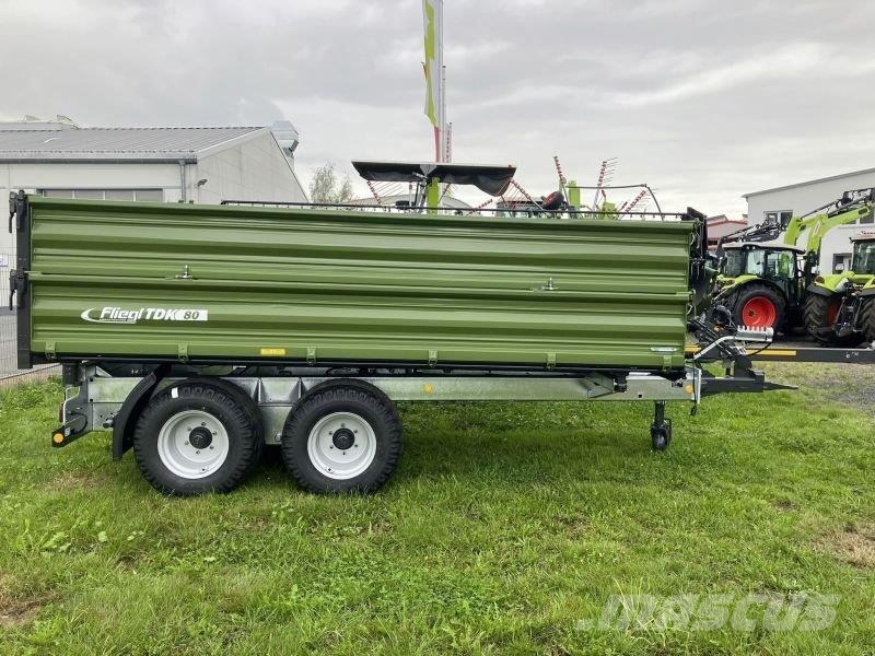 Fliegl TDK 80-88A Fox Tandem Kipperaanhangers
