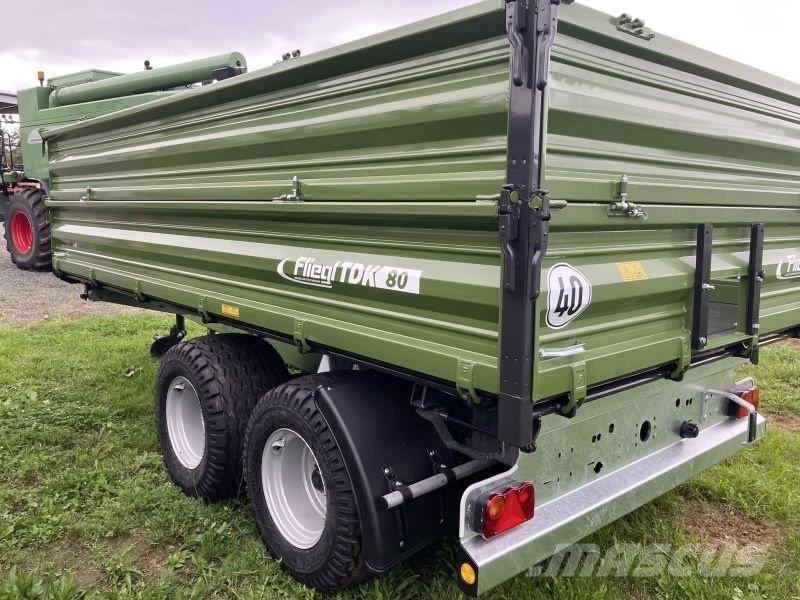 Fliegl TDK 80-88A Fox Tandem Kipperaanhangers
