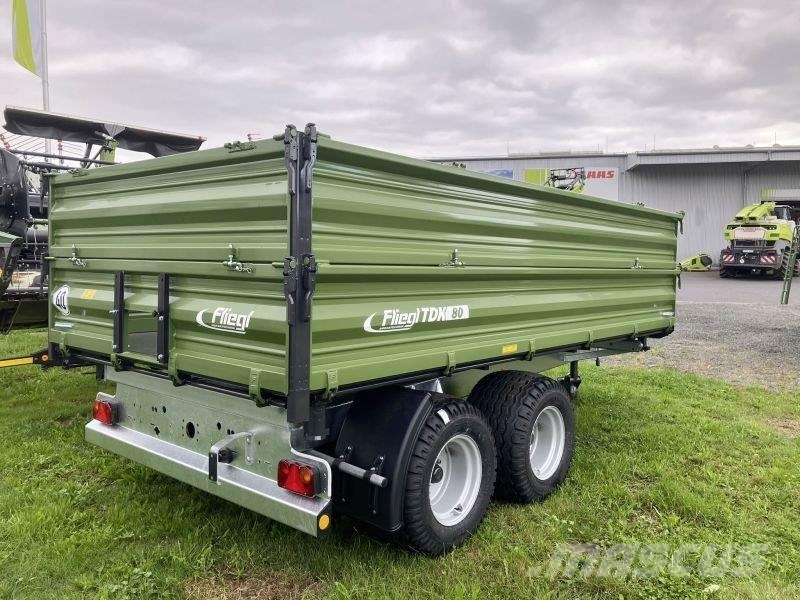 Fliegl TDK 80-88A Fox Tandem Kipperaanhangers