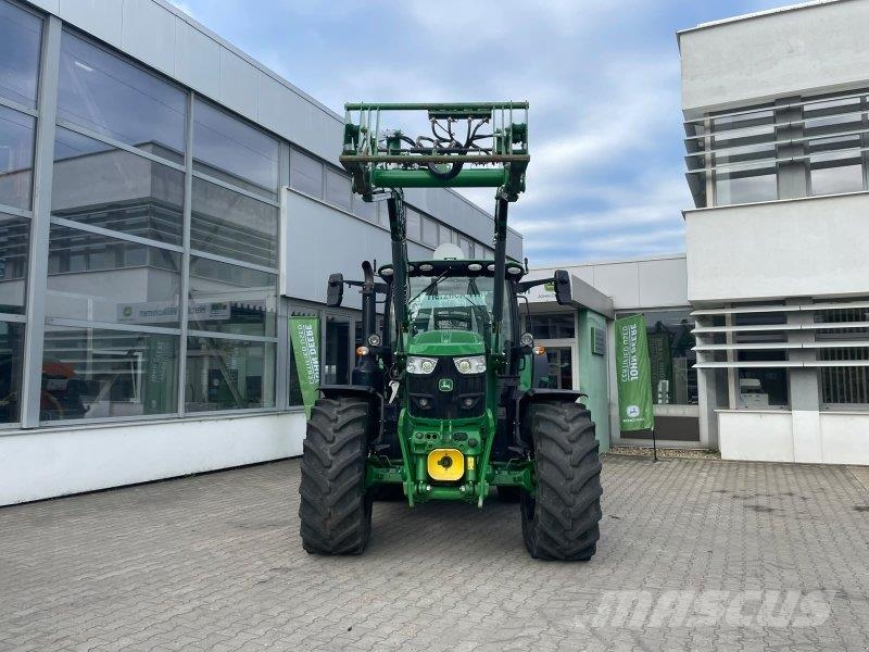 John Deere 6155R + FL Traktorer