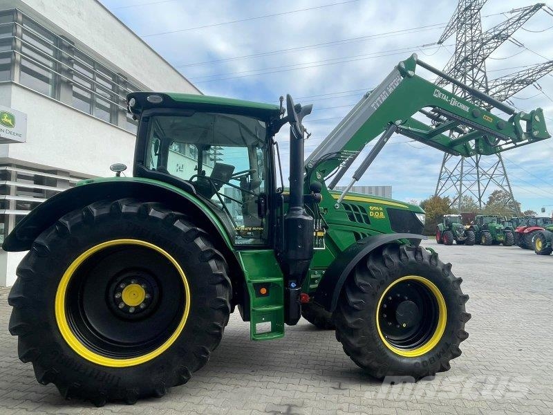 John Deere 6155R + FL Traktorer