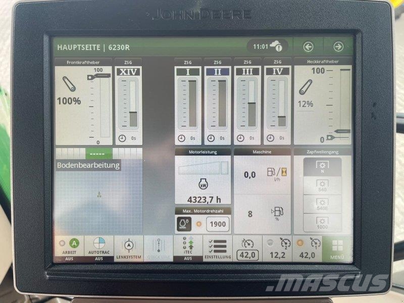 John Deere 6230 R 6230R mit Reifendruckregelanlage Traktory