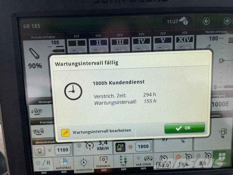 John Deere 6R 185 6R185 Traktori
