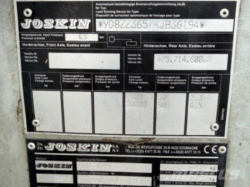 Joskin VOLUMETRA 14500 D - REDUZIERT! Pumpe i mešalice