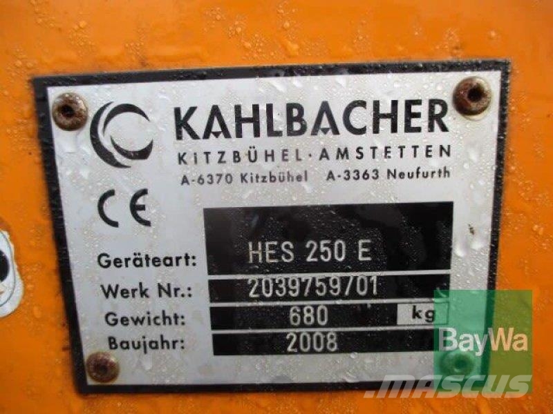 Kahlbacher HES 250 E #549 Snežne deske in plugi