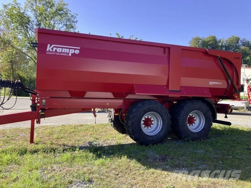 Krampe BIGBODY 640 CARRIER Billenő Mezőgazdasági pótkocsik