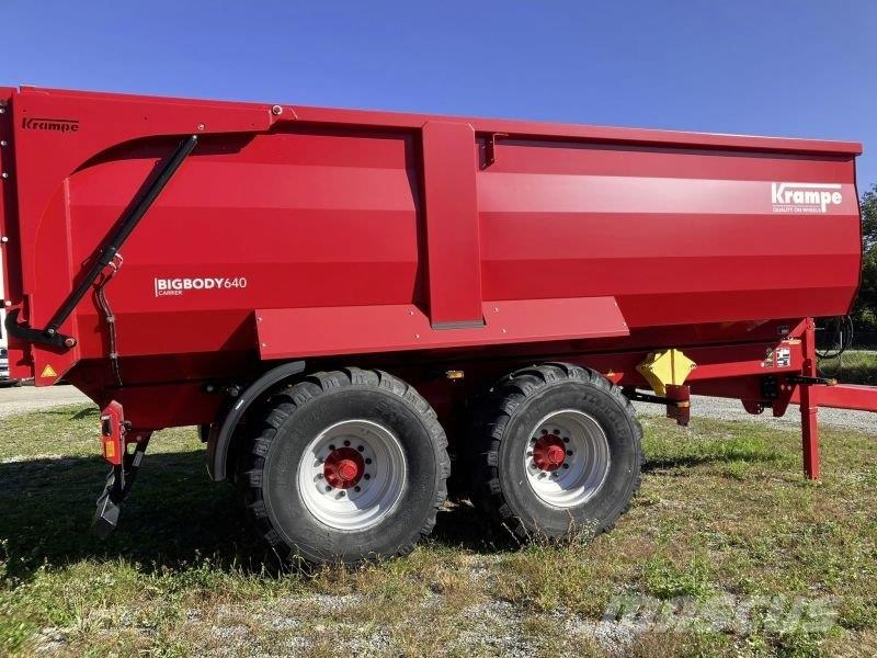 Krampe BIGBODY 640 CARRIER Billenő Mezőgazdasági pótkocsik