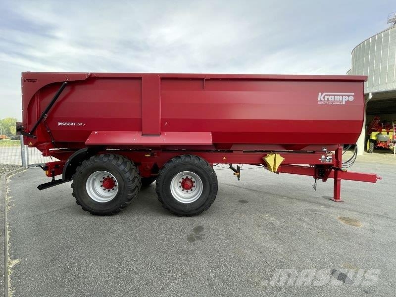 Krampe BIGBODY 750 S Kiper prikolice