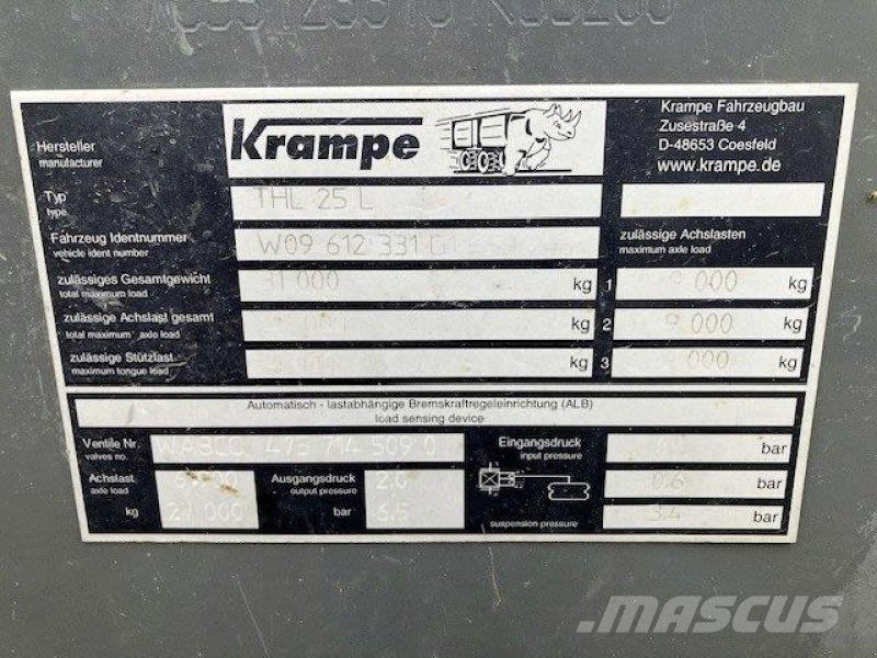 Krampe THL 25 Anhänger mit Hakenlift