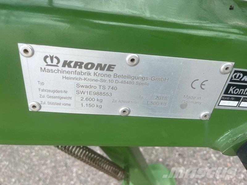 Krone Swadro TS 740 - Preisreduziert Hømaskiner
