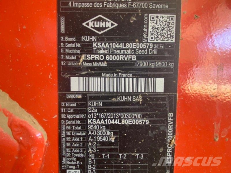 Kuhn Espro 6000 R Kombinirane sejalnice