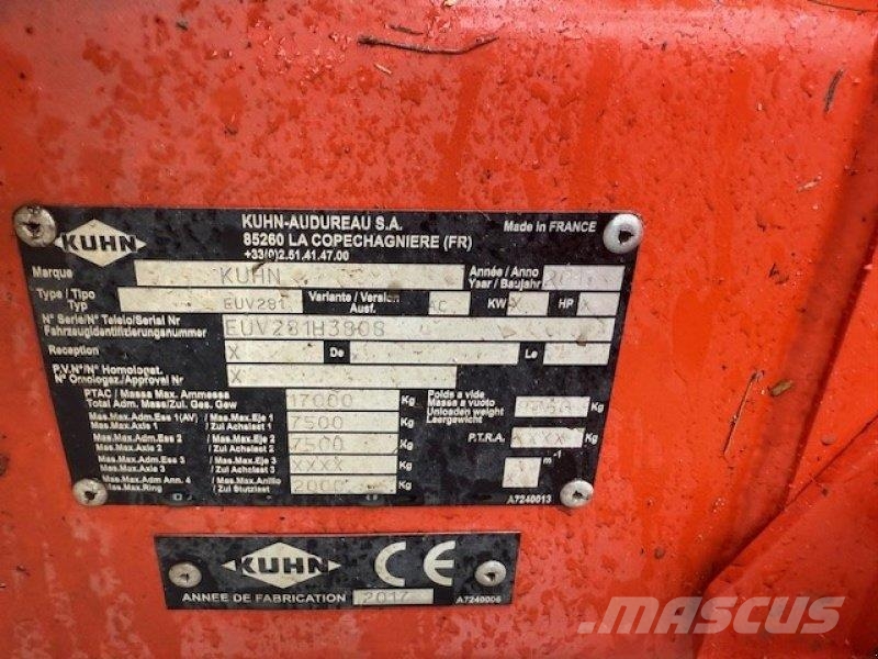 Kuhn EUROMIX I 2580 ملقمات خلاط