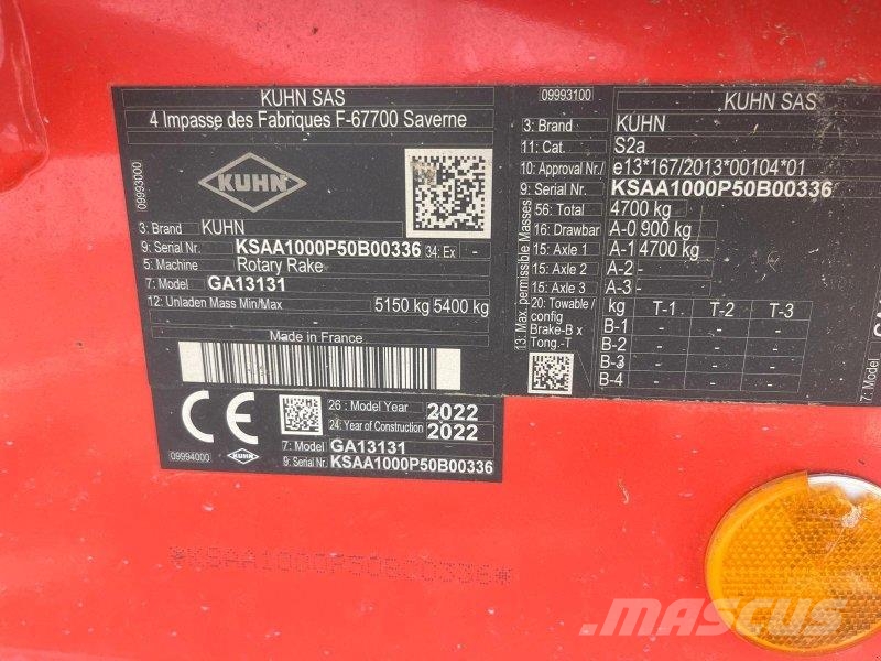 Kuhn GA 13131 Zwadharken