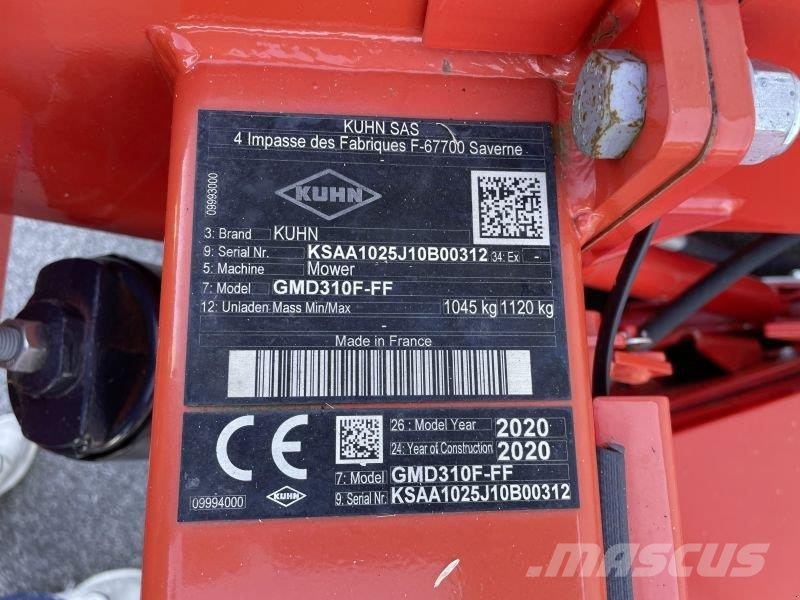 Kuhn GMD 310F-FF 芝刈り機