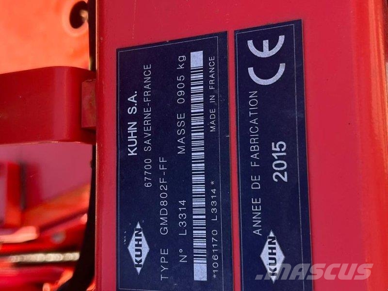 Kuhn GMD 802 F-FF Mäher