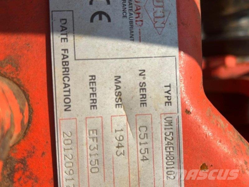 Kuhn Vari Master 152 hydr. Steingesichert Conventionele ploegen