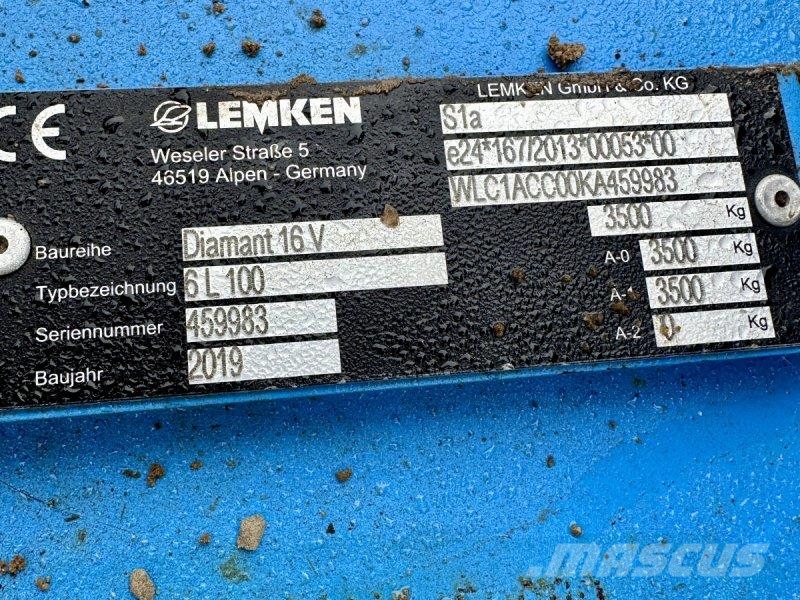 Lemken Diamant 16 Standartiniai plūgai