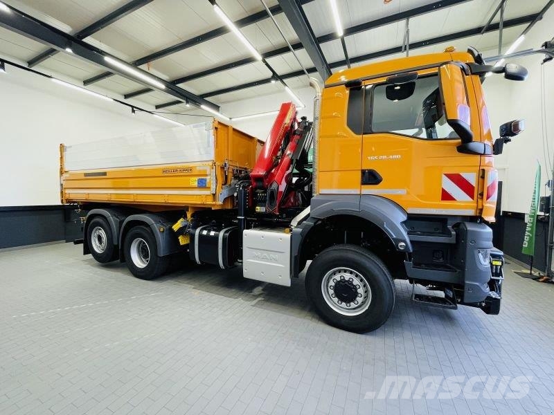 MAN TGS 28.480 6X4 KIPPER KRAN ATV