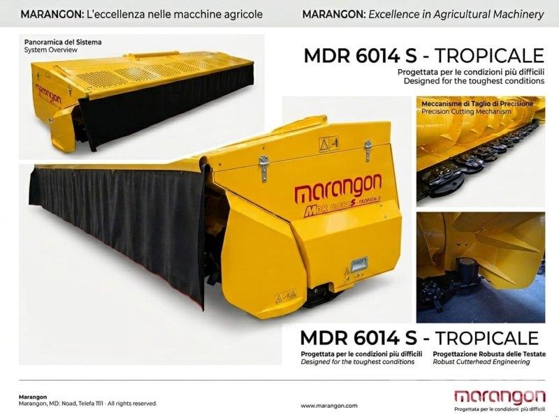 Marangon MDR 6014 S - Tropicale MJ27 starres GPS-Direktschn ملحقات ماكينات القش والعلف