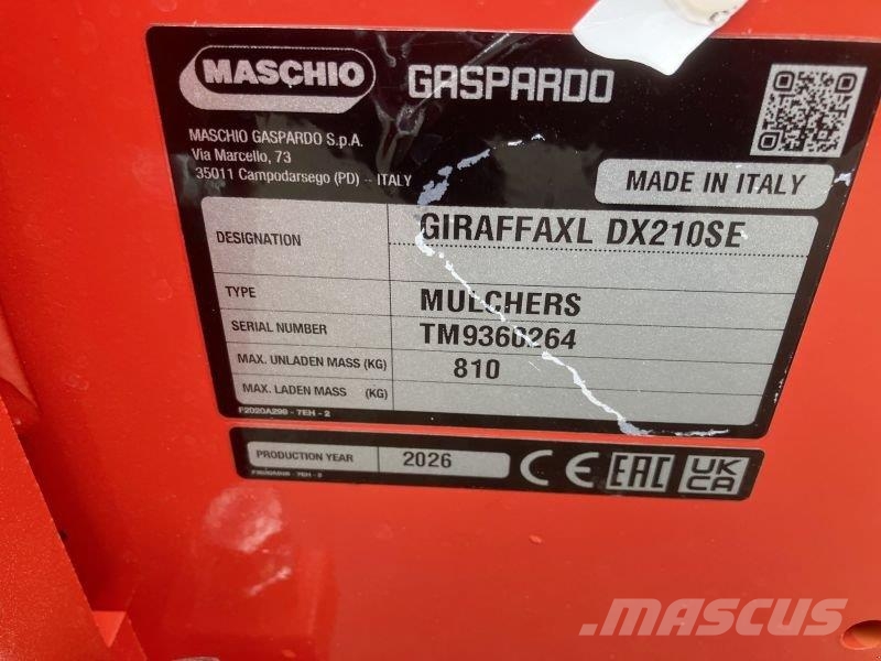 Maschio GIRAFFA 210*Miete ab 154€/Tag* 牧草收穫機