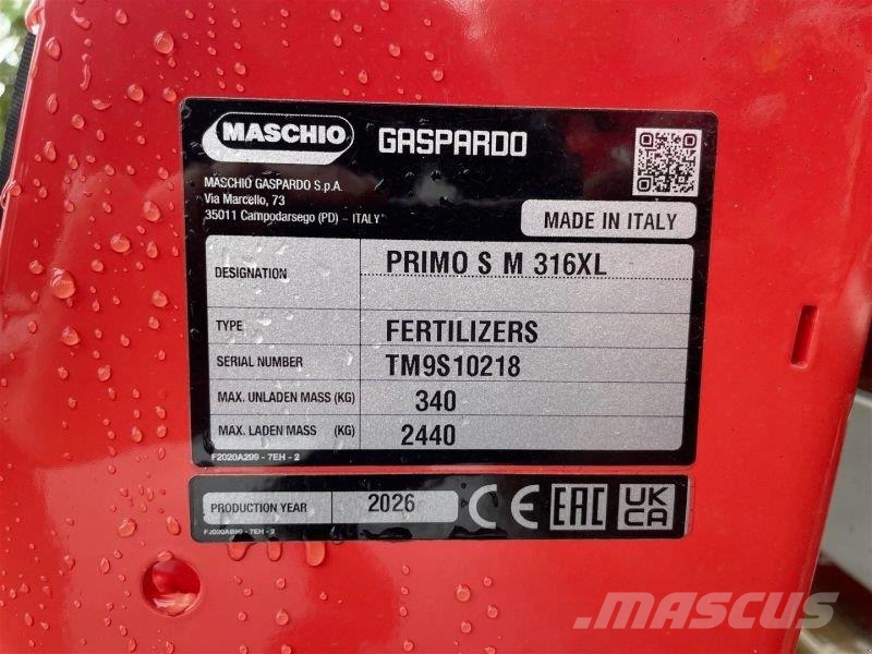 Maschio PRIMO S 316 GASPARDO DÜNGERST Trosilniki gnoja