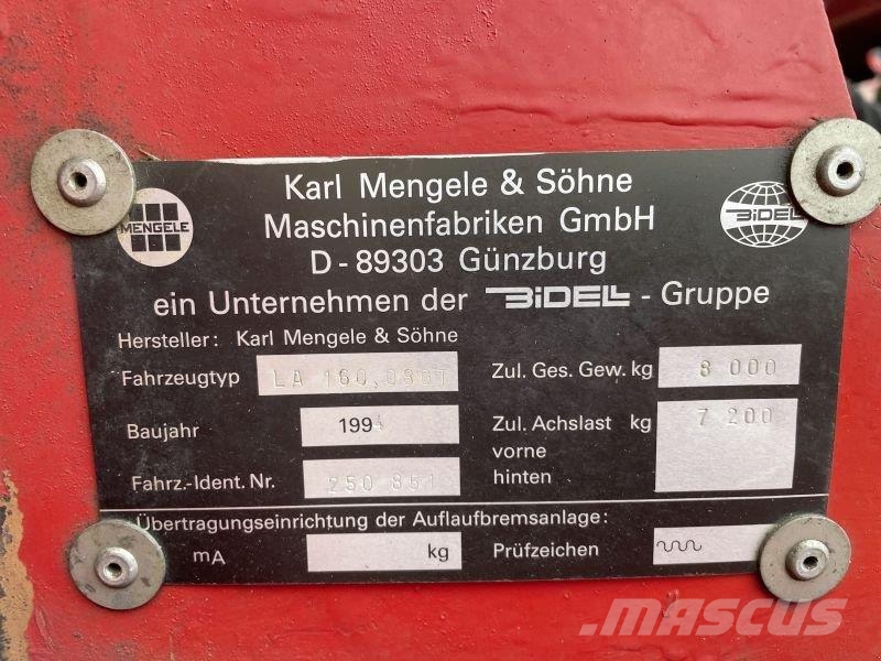 Mengele GARANT 543/2 Samonakladalne prikolice