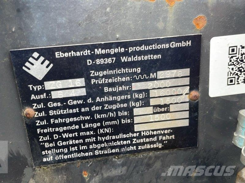 Mengele LAW 745 Прицепы с самозагрузкой