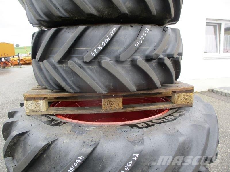 Michelin 420/70 R24 + 480/70 R38 #359 Pneumatiky, kolesá a ráfiky