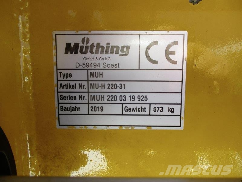 Müthing MU-H 220-31#306 Kombajni za krmo