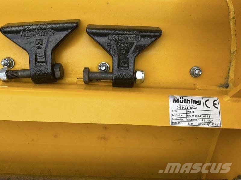 Müthing MU-M 280 FRONT-HECKMULCHER Falciatrinciatrici