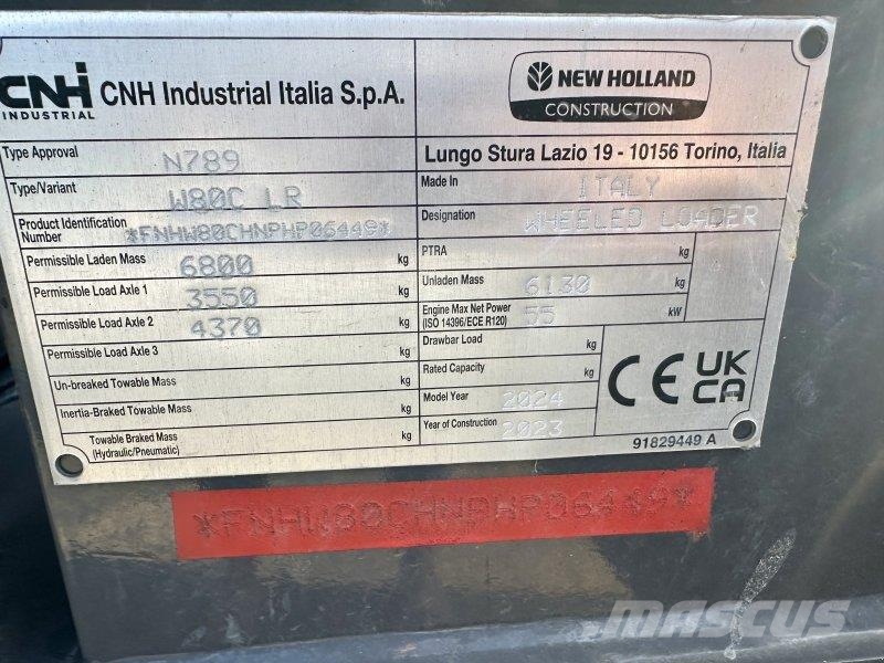 New Holland W80C-STAGE 5 HS LR EVO Фронтальні навантажувачі
