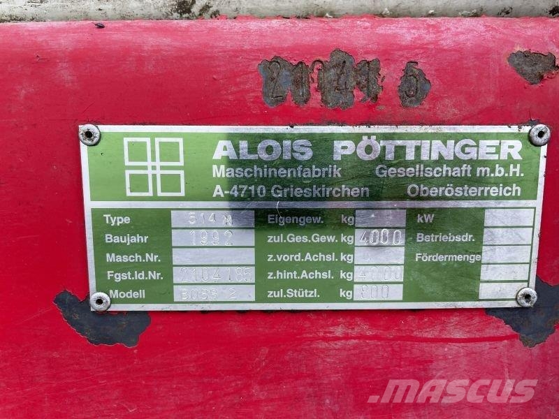 Pöttinger BOSS II Atrelados auto-carregadores
