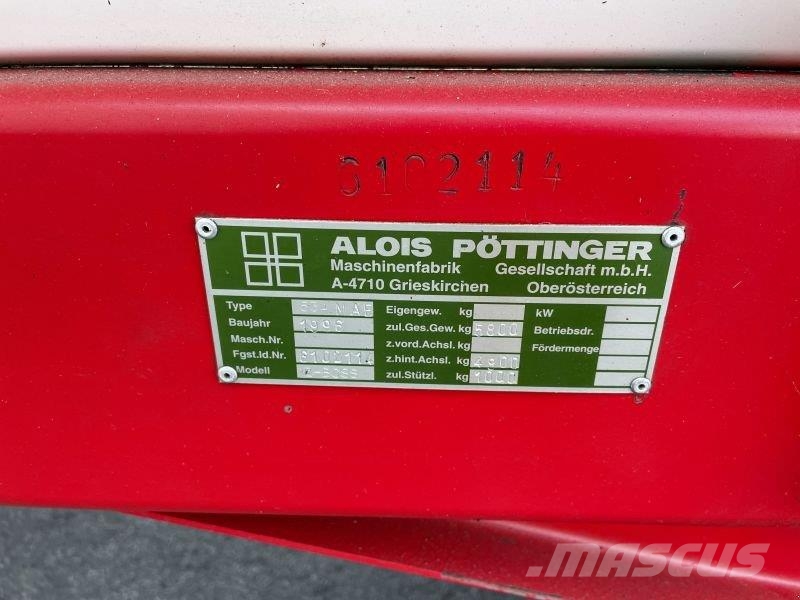 Pöttinger ERNTEBOSS II Atrelados auto-carregadores
