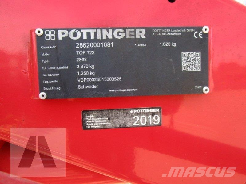 Pöttinger Eurotop 722 Zwadharken
