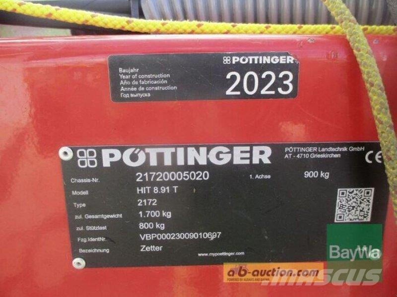 Pöttinger HIT 8.91 T #578 Ranghinatori
