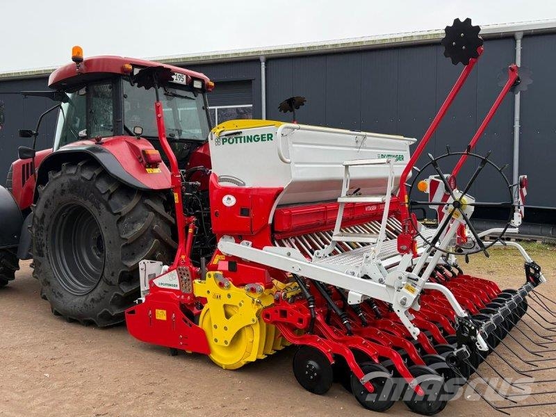 Pöttinger Lion 3030 + Vitasem M3000DD مثاقيب مدمجة