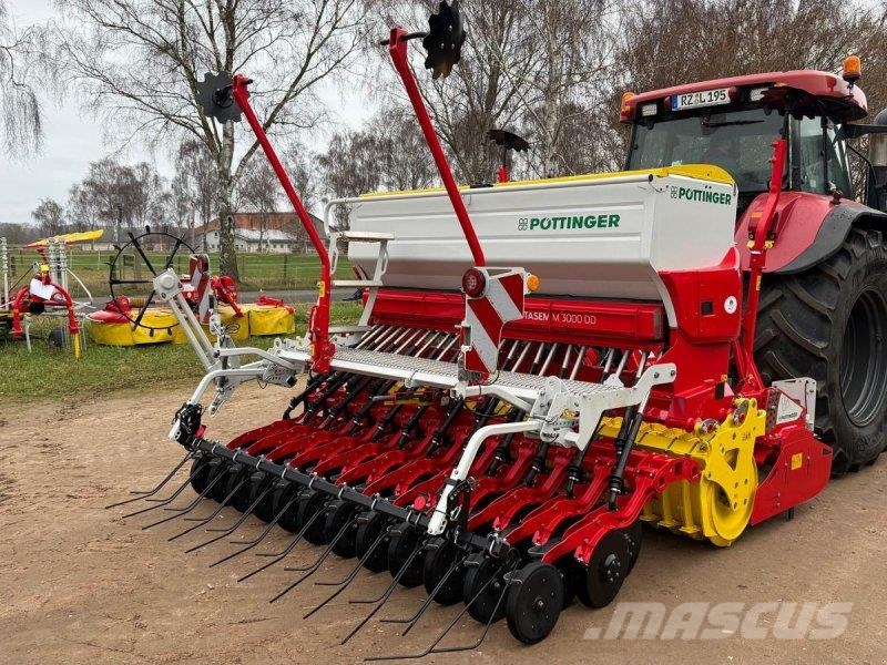 Pöttinger Lion 3030 + Vitasem M3000DD مثاقيب مدمجة