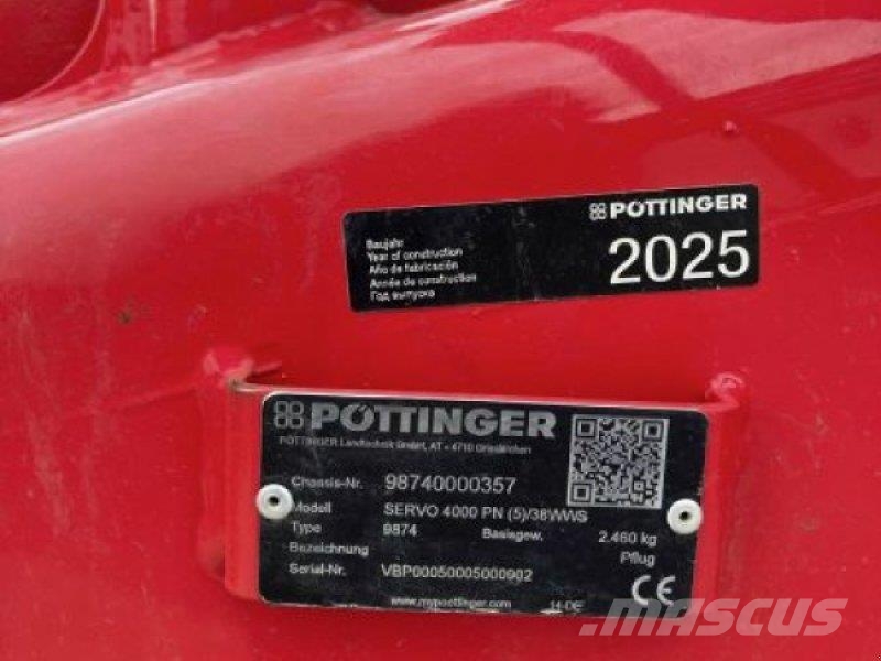 Pöttinger SERVO 4000 PLUS NOVA 5-SCHARIG Conventionele ploegen