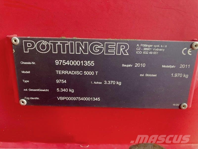 Pöttinger TERRADISC 5000 Дискові борони