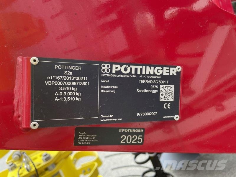Pöttinger TERRADISC 5001 T TCR Schijveneggen