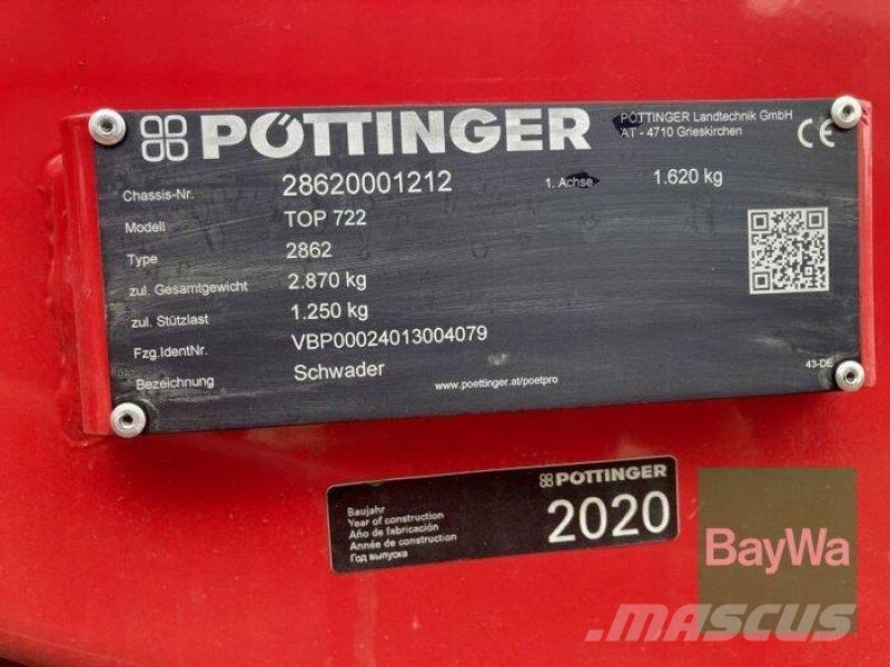 Pöttinger TOP 722 Zgrabljalniki