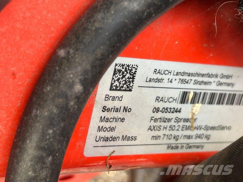 Rauch Axis H 50.2 EMC+W Speed Servo Remolques esparcidores de estiércol