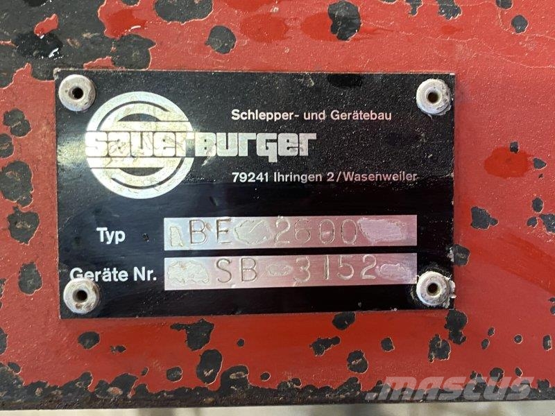 Sauerburger BE 2600 PREISREDUZIERT Ενσιρωκοπτικές μηχανές